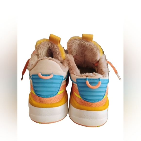Puma RS-X Cuddle Sneakers 9.5 Faux Fur Pastel Pink - Picture 9 of 12